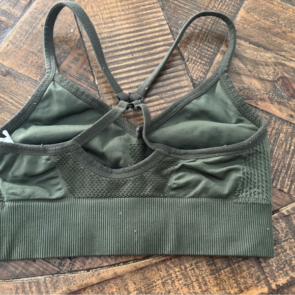 Nike Olive Sports Bra - Picture 6 of 9